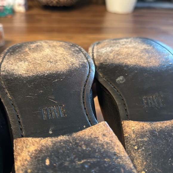 Frye Portia Harness Short Leather Black Boots - Women’s 7 1/2 - 71367 - Picture 15 of 16